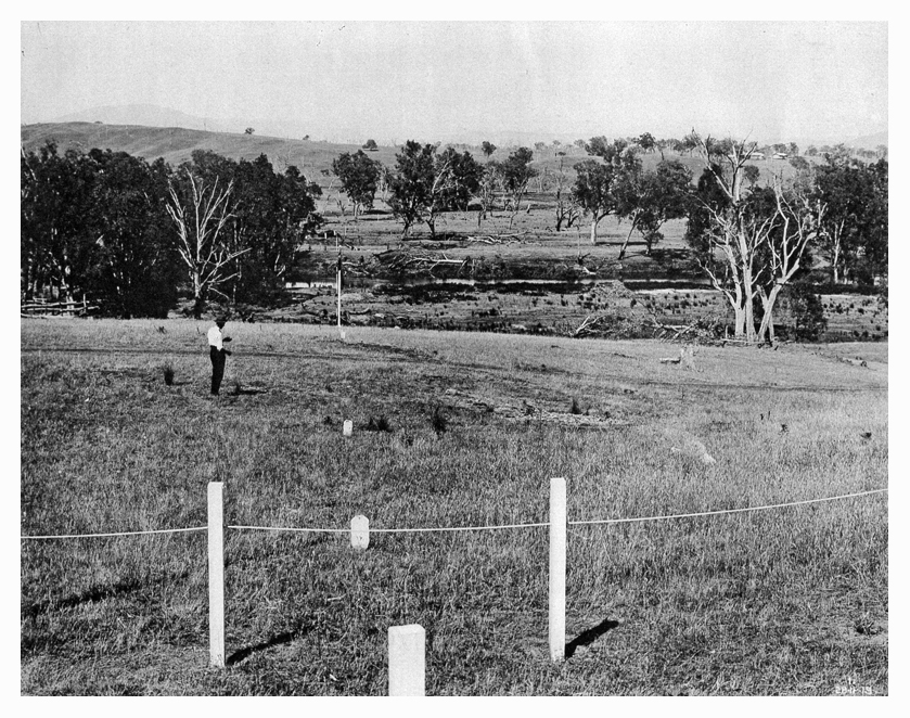 1919 Survey of dam wall site