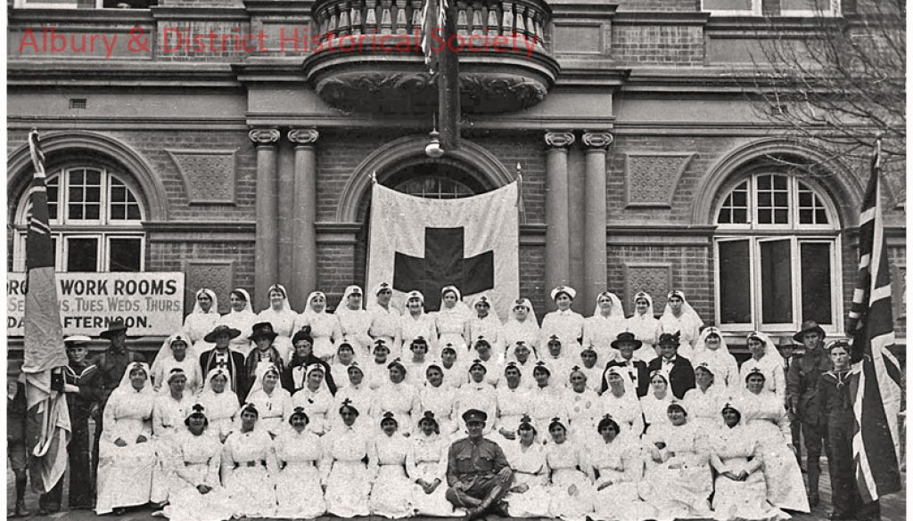Albury Red Cross nurses, World War I