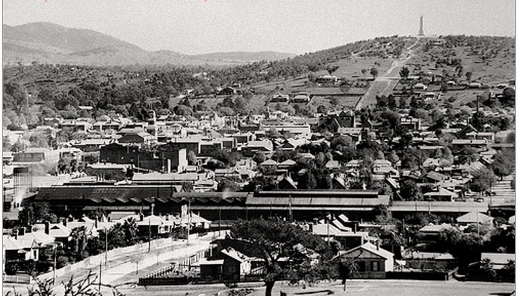 Albury from the east, c1930