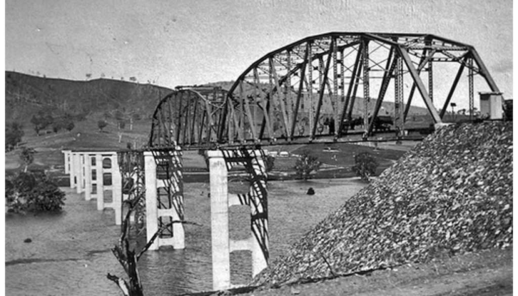 Bethanga Bridge construction 03