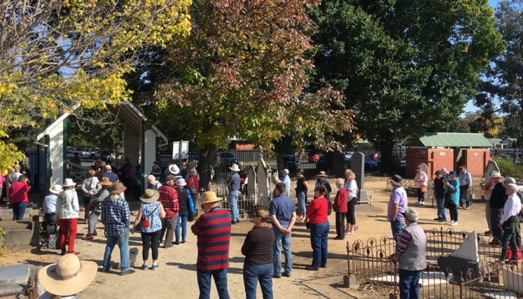 Albury Pioneer cemetery walk 2021#3