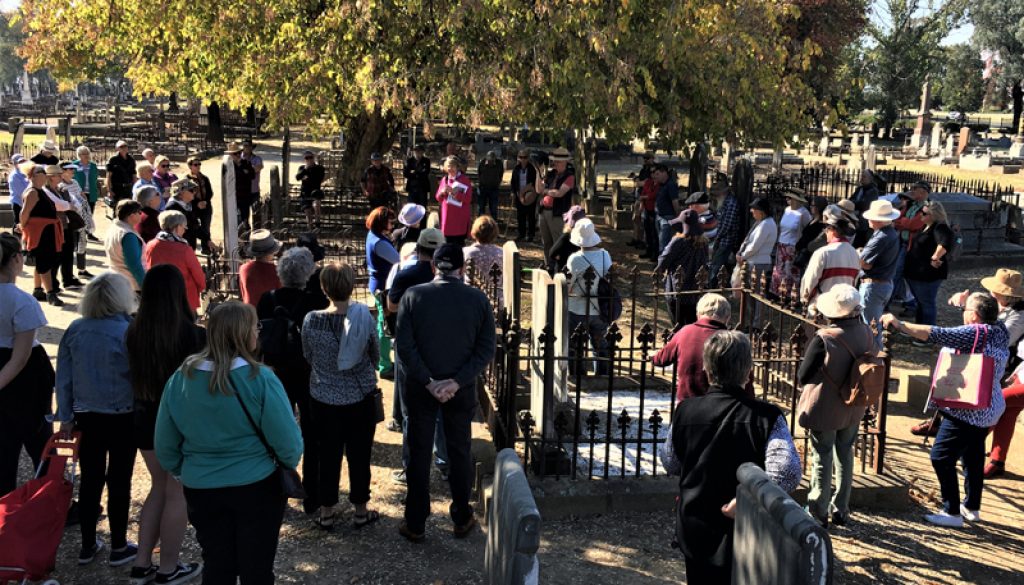 Albury Pioneer cemetery walk 2021#4